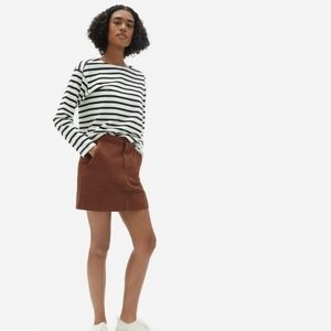 Everlane Canvas Stamp Skirt